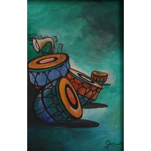 Atif Hussain, 16 X 10, Taal, Acrylic on Canvas, AC-AHU-001